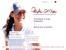 Tablet Screenshot of prisciladiciero.com.br